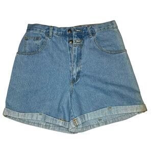 Vintage NO Boundaries High Waisted Denim Blue Jean Shorts Woman’s Size 11/12